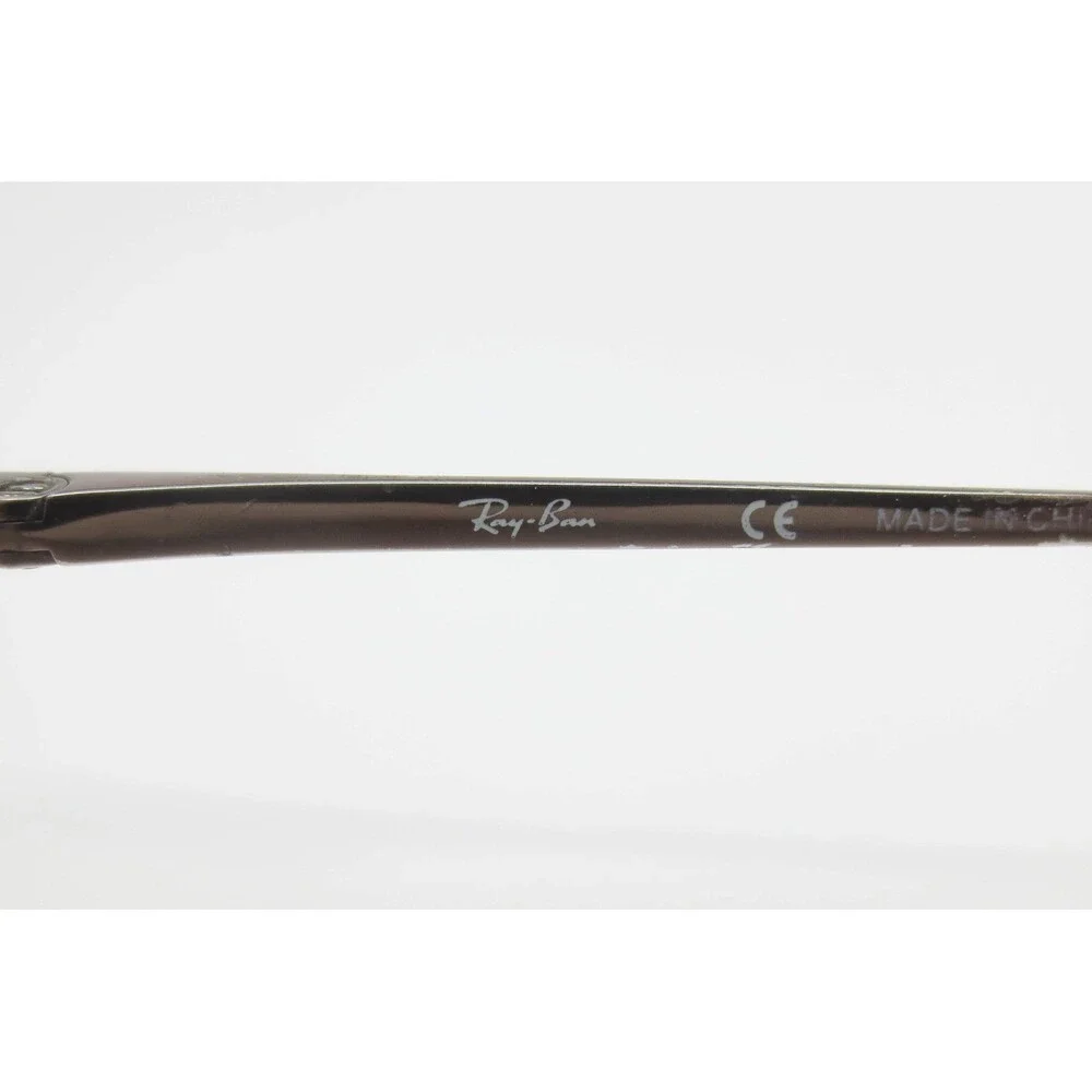 Ray-Ban RB 8535 1033 Brown Semi-Rimless Rectangular Eyeglasses 50-19-135